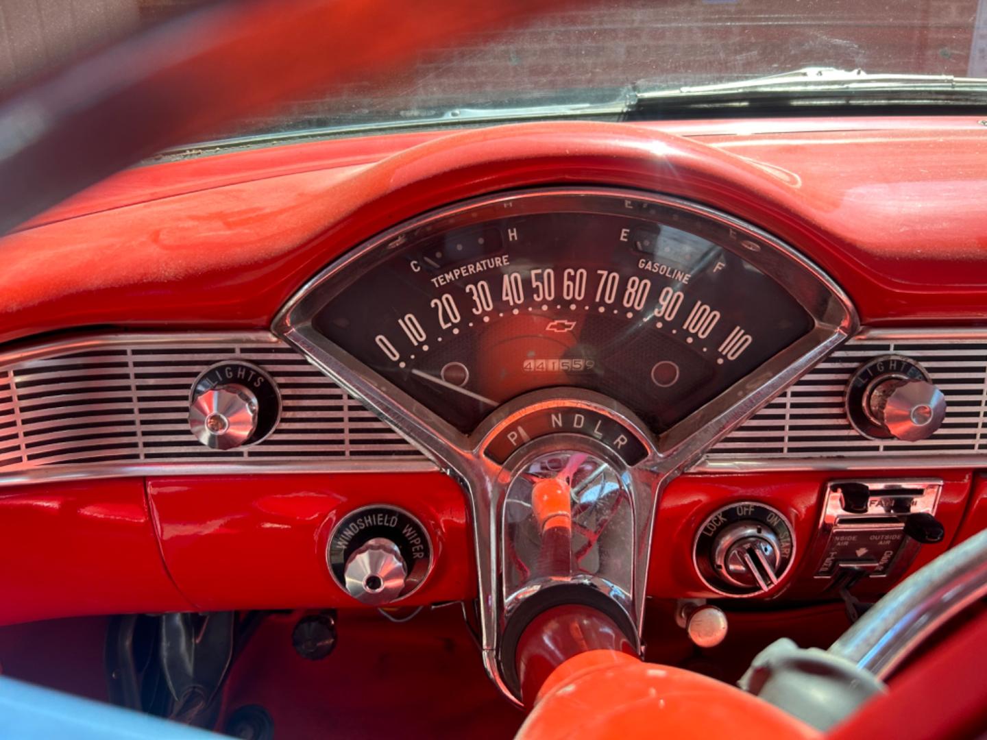 1956 Red Chevrolet Bel Air Bel Air (C56F032989) , located at 1687 Business 35 S, New Braunfels, TX, 78130, (830) 625-7159, 29.655487, -98.051491 - Photo#10